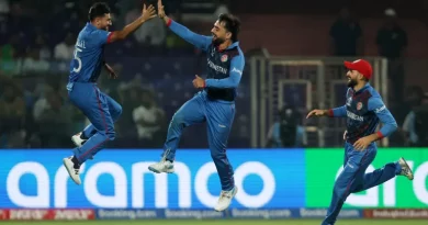 Afghanistan beats defending champions England by 69 runs on the ICC Cricket World Cup 2023