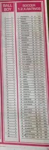 Soccer Percentage