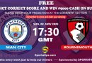 Man_city_Bournemouth predict and win
