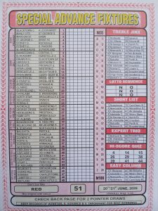 Week 51 Special Advance Fixtures Page 1