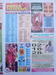 Week 10 Pools Telegraph 2026 - Page 1