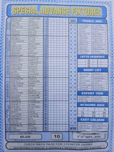 Week 10 Special Advance Fixtures 2026 - Front Page