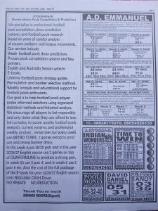 Week 7 Pools Telegraph 2026 Page 3